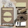 Rattan Shoe Cabinet Boots Shoe Rack Space Saving Shoes Organizer Shoerack Slippers (Rattan) Home Furniture Shoe-shelf Furnitures