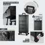 Cart 3 Drawers Professional Trolley Beauty Salon Rolling Case Makeup Organizer