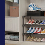 Shoe Rack - Premium Non-Woven Shoe Rack Shelf, Shoe Organizer for Closet, Entryway, Garage & Corridor, Sturdy & Durable Long Sta