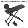 Pedicure Foot Rest, Non-Slip Beauty Footrest Pedicures, 6 Height Adjustable
