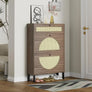 Rattan Shoe Cabinet Boots Shoe Rack Space Saving Shoes Organizer Shoerack Slippers (Rattan) Home Furniture Shoe-shelf Furnitures