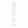 Narrow Storage Cabinet Pantry Thin Cabinet Bathroom Slim Rolling Storage Cart Plastic Rolling Shelf with Transparent Drawers