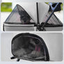 Pet Stroller, Folding Dog Stroller, Pet Folding Strollers, 4 Wheels Dog/Cat Puppy Stroller, Travel Carrier for Small/Medium Pet