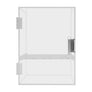 9 Holes Transparent Display Cabinet Ice Cream Cone Bracket Storage Stand Holder Box with Handle