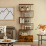 book shelves, 6-Tier,with Doors,Anti-toppling Device,Home Office Wood Storage Display Shelf,bookshelfs