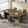6FT All Wood Conference Table, 70.87 W x 31.5 D Rectangular Seminar Meeting Room