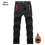 Men Women Fleece Winter Pants Ski Trekking Hiking Camping Waterproof Pants Outdoor Soft Shell Thick Thermal Cargo Trousers Ski