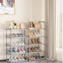 10-Tier Narrow Shoe Rack Organizer Save Space 20-25 pairs Sturdy Shoe Shelf for Closets Entryway