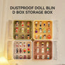 Display Case For Figures With Light Adjustable Display Stand Clear Acrylic Display Box With Door Dust And Moisture Proof