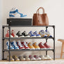 Shoe Rack - Premium Non-Woven Shoe Rack Shelf, Shoe Organizer for Closet, Entryway, Garage & Corridor, Sturdy & Durable Long Sta