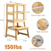 Kitchen Step Stool for Toddlers w/ Non-Slip Mat Standing Helper Bathroom Sink