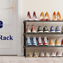 Shoe Rack - Premium Non-Woven Shoe Rack Shelf, Shoe Organizer for Closet, Entryway, Garage & Corridor, Sturdy & Durable Long Sta