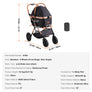 VEVOR Pet Stroller Carrier Dog Cat Lightweight Rotate w/ Brake Cup Holder Puppy