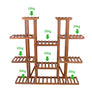 Tiered Plant Stands Wooden Plant Shelf Flower Pot Stand Garden Shelves Multi-Tier Plant Display Stand