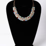 Elegant Bead And Crystal Bib Necklace Design