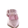 Bismi Large Buckle Kitten Heel Mules