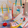 Clear cute daily bag-mix