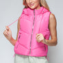 Snobbish Zip Up Quilted Hooded Vest