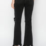 RISEN Full Size Distressed Raw Hem Jeans with Pockets