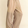 Davi & Dani Rhinestone Drawstring Wide Leg Pants
