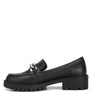 Ashby Faux Leather Chunky Block Heel Loafers