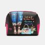 Nicole Lee USA Printed Extra Large Cosmetic Pouch