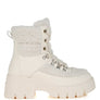 Wellerman Faux Fur Detail Chunky Hiker Boots