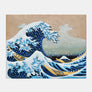 Relief The Great Wave off Kanagawa DIY 3D Oil Painting Kit