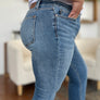 Judy Blue Full Size Mid-Rise Waist Straight Jeans