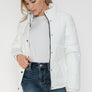 YMI Pocketed Zip Up Turtleneck Puffer Jacket