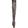 BUBBLE HIGH BLOCK HEELED OVER THE KNEE BOOTS
