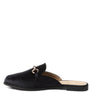 BEGONIA BUCKLED FAUX LEATHER CROC MULES