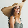 Wide Brim Beach Summer Sun FLOPPY STRAW HAT
