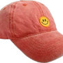 Smile Face Embroidery Baseball Hat
