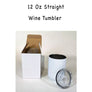 Diona J Mother's Day Mama Turquoise Leopard Wine Tumbler White