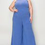 Basic Bae Full Size Ribbed Tank and Wide Leg Pants Set
