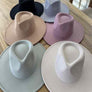 Flat Brim Fedora Fashion Hat For Kids