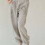 Davi & Dani Rhinestone Elastic Waist Joggers
