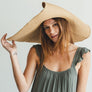 Wide Brim Beach Summer Sun FLOPPY STRAW HAT