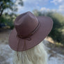 WIDE BRIM DANDY PANAMA HAT FOR WOMEN
