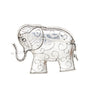 Brooch Red Swirled Tribal Elephant Pin