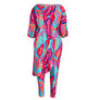 5XL Rainbow Asymmetric Set