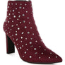Sakura Diamante Embellished Microfiber Boots