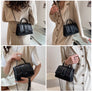 Women Girl Lady Mini Croc Alligator Crossbody Chain Leather Bag Handbag - Small Neon Tone, Adjustable Shoulder Strap, Stylish & Compact Clutch