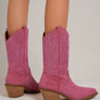 Beast Fashion Rhinestone Detail Point Toe Boots