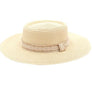 RIBAL BAND FLAT TOP SUN HAT