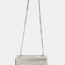 Fame Rhinestone Studded Rectangle Crossbody Bag
