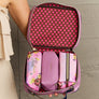 Nicole Lee USA Printed Handbag with Three Pouches