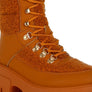 Wellerman Faux Fur Detail Chunky Hiker Boots