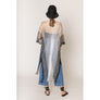 DIONA J TWO TONE LUREX KIMONO CARDIGAN ONE SIZE COLOR BLACK